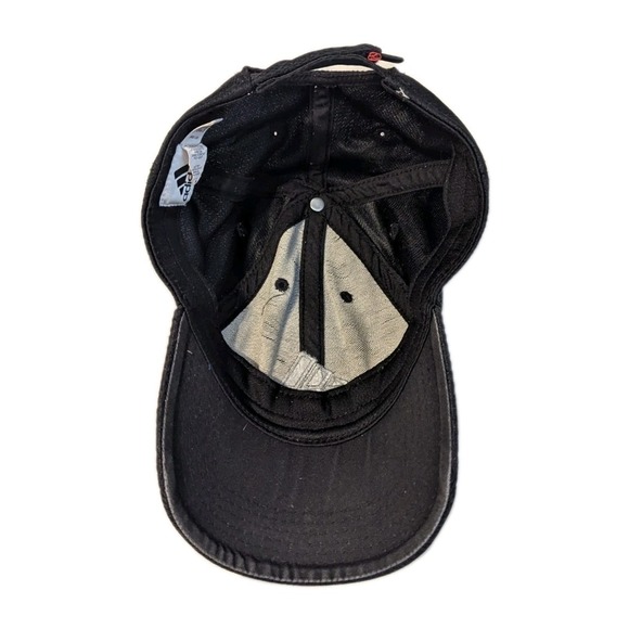 Adidas Men's Elite Baseball Cap Polyester Stripe Logo Hat Black/Phantom One Size - Picture 5 of 9